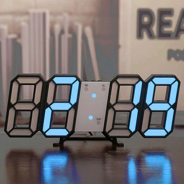 Digital 3D LED Alarm Clock